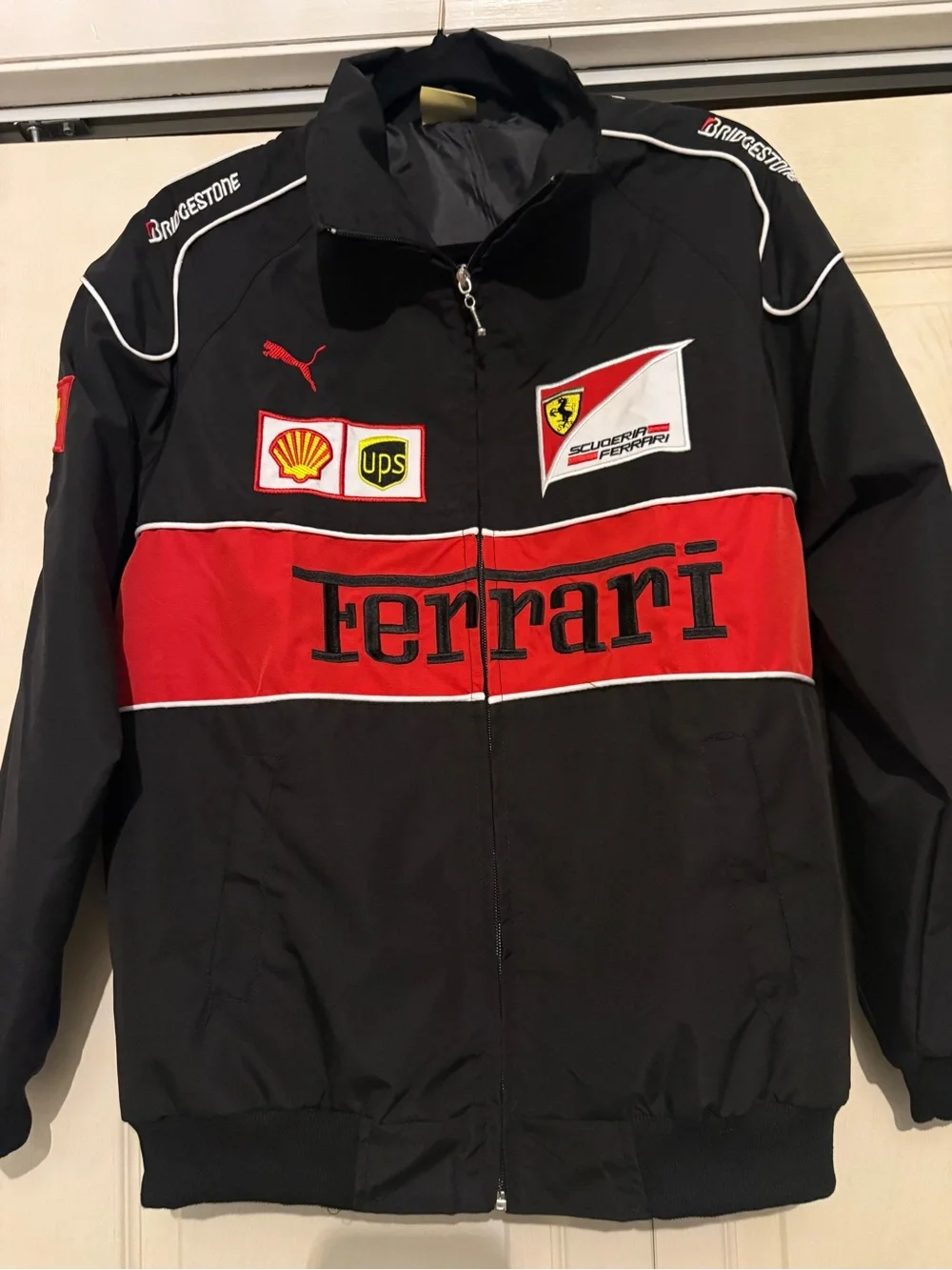 F1 Vintage Ferrari Racing Jacket - Black Edition